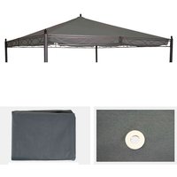 MVG Ersatzbezug »MVG-HA014«, 380 x 380 cm, für Pergola Cadiz 4 x 4 m - grau von MVG
