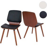 MVG Esszimmerstuhl »MVG-B16«, 2er-Set, Breite Sitzfläche - braun von MVG