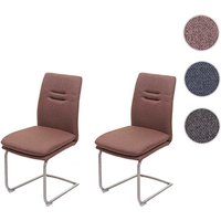 MVG Esszimmerstuhl »MVG-H70«, 2er-Set - braun von MVG