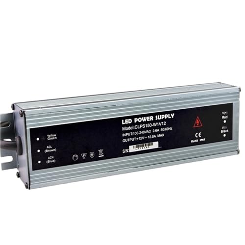150W LED Power Supplies 12Vdc 12A AC to DC Lighting 12V Drivers Waterproof IP67 Aluminum Thin New Wholesale 12 Volt(No Logo) von MVGASXFON
