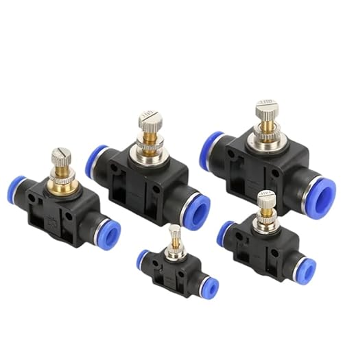 20/50 STÜCKE SA-Serie Einstellbares Durchflussregelventil 4-12 Mm Push-In 1/4 Zoll NPT Außengewinde Pneumatisches Nadelventil For Luft-Wasser-Schlauch(SA-6,50 PCS) von MVGASXFON