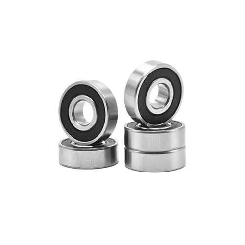 5 STÜCKE ABEC-5 6200 2RS 10x30X9mm doppel Gummidichtung 6200 Rillenkugellager Rollerlager(ABEC 3) von MVGASXFON