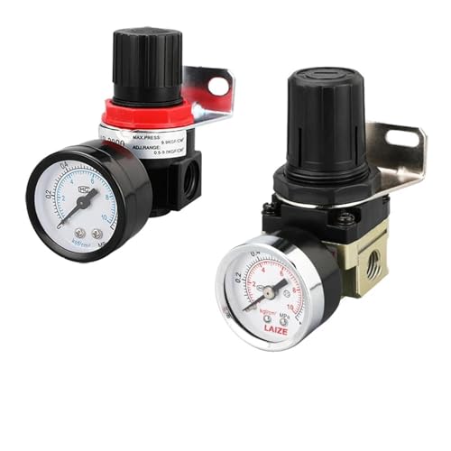 AR2000 AR3000 G1/4'' 6mm 8mm 10mm 12mmAir Control Kompressor Druck Relief Regler Ventil Mit Fitting(AR2000 8mm Fitting) von MVGASXFON