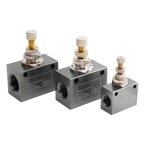 ASC100-06 ASC200-08 ASC300-10 ASC-15 Pneumatische Einweg-Drosselventil Einstellbare Durchflusseinstellung Geschwindigkeitsregelventil(ASC100-06) von MVGASXFON