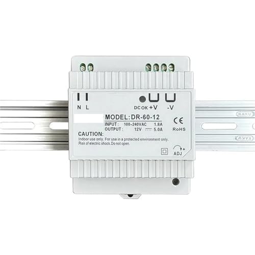 DR-Serie 15W 60W 100W Schaltnetzteil 5V12V15V24V DIN-Schienenmontage-Transformator(DR-15-15V 1A) von MVGASXFON