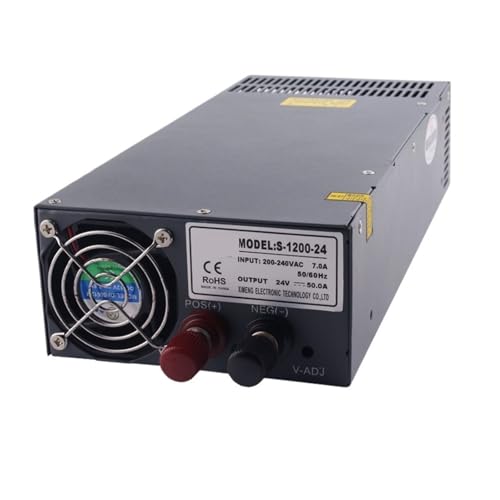 S-1200-24 1200 W 24 V 50 A Hocheffizientes AC/DC-Schaltnetzteil mit Einzelausgang for LED und industrielle Steuerung(110V,12V_1200W) von MVGASXFON
