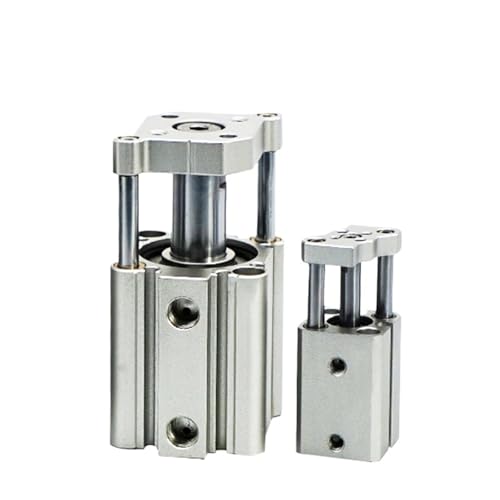 Typ Luftzylinder CQMB/CDQMB Bohrung 50 Mm Führung Pneumatischer Ram-Zylinder 5/10/15/20/25/30 Mm(CQMB50-30D) von MVGASXFON