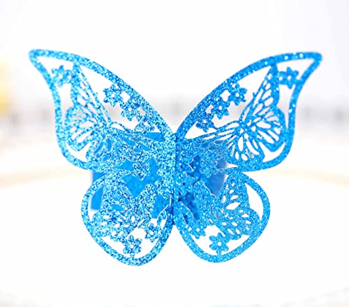 50 Stück Glitzer Schmetterling Serviettenringe Tischdekoration,Glänzend Blau Serviettenschnallen für Hochzeit Graduierung Geburtstag Party Jahrestag Abendessen Weihnachtsdekoration 50 Stück Glitzer Schmetterling Serviettenringe Tischdekoration,Glänzend Blau Serviettenschnallen für Hochzeit Graduierung Geburtstag Party Jahrestag Abendessen Weihnachtsdekoration von MVKZFE