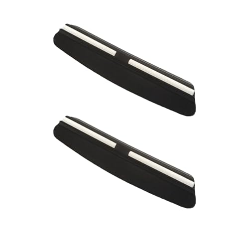 2 Stück Schleifhilfe Messer,Manuelles Hilfsmittel Messer Schleifhilfe Set,Praktisches Manuelle Schleifhilfe 15 Grad Winkel Halter Schärfzubehör,für Küchen Schleifstein Anfänger(Schwarz) von MVOLEGDE