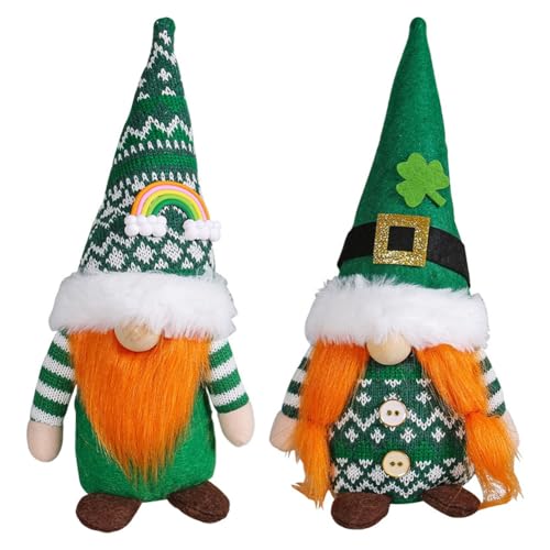MVOSJFIE . Patricks Day Gnomes Set Aus 2 'S Day Geschenken, Gesichtslose Äldre Irische Festisvals-Hängeornamente für die Hausdekoration, Langlebige Feine Verarbeitung MVOSJFIE . Patricks Day Gnomes Set Aus 2 'S Day Geschenken, Gesichtslose Äldre Irische Festisvals-Hängeornamente für die Hausdekoration, Langlebige Feine Verarbeitung von MVOSJFIE