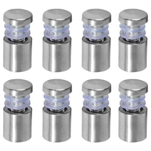 MVOSJFIE 3/4 Durchmesser X 1 (19x25mm) Abstandsschrauben für die Wandmontage Von Acrylglas-Schildhaltern, Langlebig und Feine Verarbeitung, 8 Stück von MVOSJFIE