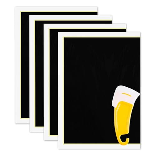 MVOSJFIE 4 Stück Laserfarbpapier Lasermarkierungspapier mit Schaber, 10,6 X 15,4 für Faserlaser, Keramik von MVOSJFIE