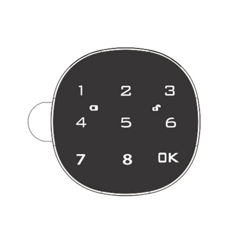 MVOSJFIE Digitale Elektronische Smart-Mailbox-Sperre, Touchscreen-Sperre, Datei, Stahl, Schreibtisch, Schranktür, Passwort, Tastatursperre, Langlebig, Einfache Installation, Einfach zu Bedienen MVOSJFIE Digitale Elektronische Smart-Mailbox-Sperre, Touchscreen-Sperre, Datei, Stahl, Schreibtisch, Schranktür, Passwort, Tastatursperre, Langlebig, Einfache Installation, Einfach zu Bedienen von MVOSJFIE