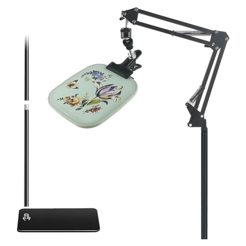 MVOSJFIE Stickrahmen-Halter-Schoßständer – Kreuzstich-Halter-Ständer, Metall-Stickhalter-Ständer, Verstellbar für Stickrahmen, Langlebig, Einfache Installation A MVOSJFIE Stickrahmen-Halter-Schoßständer – Kreuzstich-Halter-Ständer, Metall-Stickhalter-Ständer, Verstellbar für Stickrahmen, Langlebig, Einfache Installation A von MVOSJFIE