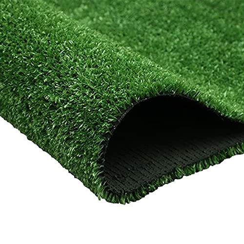 MVPACKEEY 1 Rolle Kunstrasen-Teppich, realistische Kunstrasenmatte, 1 m x 1 m, Kunstrasen, für Terrasse, Garten, Rasen, Hochzeit, Dekoration, drinnen und draußen, Hundetraining (super Dichte) von MVPACKEEY