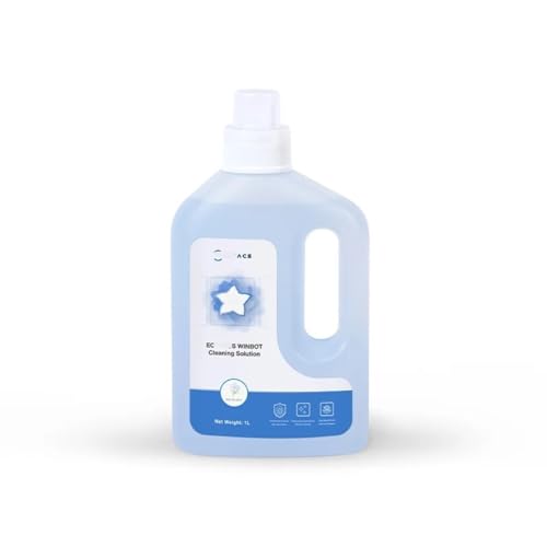 MVVZYWLY Multi Surface Cleaning Solution 1l - Bluebell Scented Cleaning Solution - Kompatibel Mit Ecovacs Winbot - Fensterreiniger(Blue 1pc) von MVVZYWLY