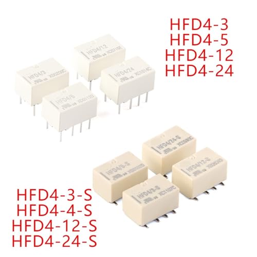 2PCS HFD4-3V 5V 12V 24V 8Pin DIP Relay SR HFD4-3-S HFD4-4.5-S HFD4-5-S HFD4-12-S HFD4-24-S SMD 2A HFD4 Relay(HFD4-5-S) von MVXJJMKUF