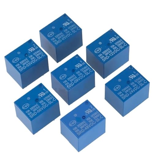 5pcs Relays 3V 5V 6V 9V 12V 24V 48V 10A 250VAC SRD-12VDC-SL-C SRD-03VDC-SL-C SRD-05VDC-SL-C SRD-06VDC-SL-C SRD-09VDC-SL-A(4pin 24V) von MVXJJMKUF