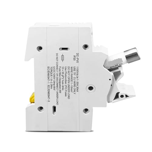 Solar PV Fuse Holder DC 1000V PV 10A/15A/30A High Voltage for Solar System Protection not one set(25A fuse) von MVXJJMKUF