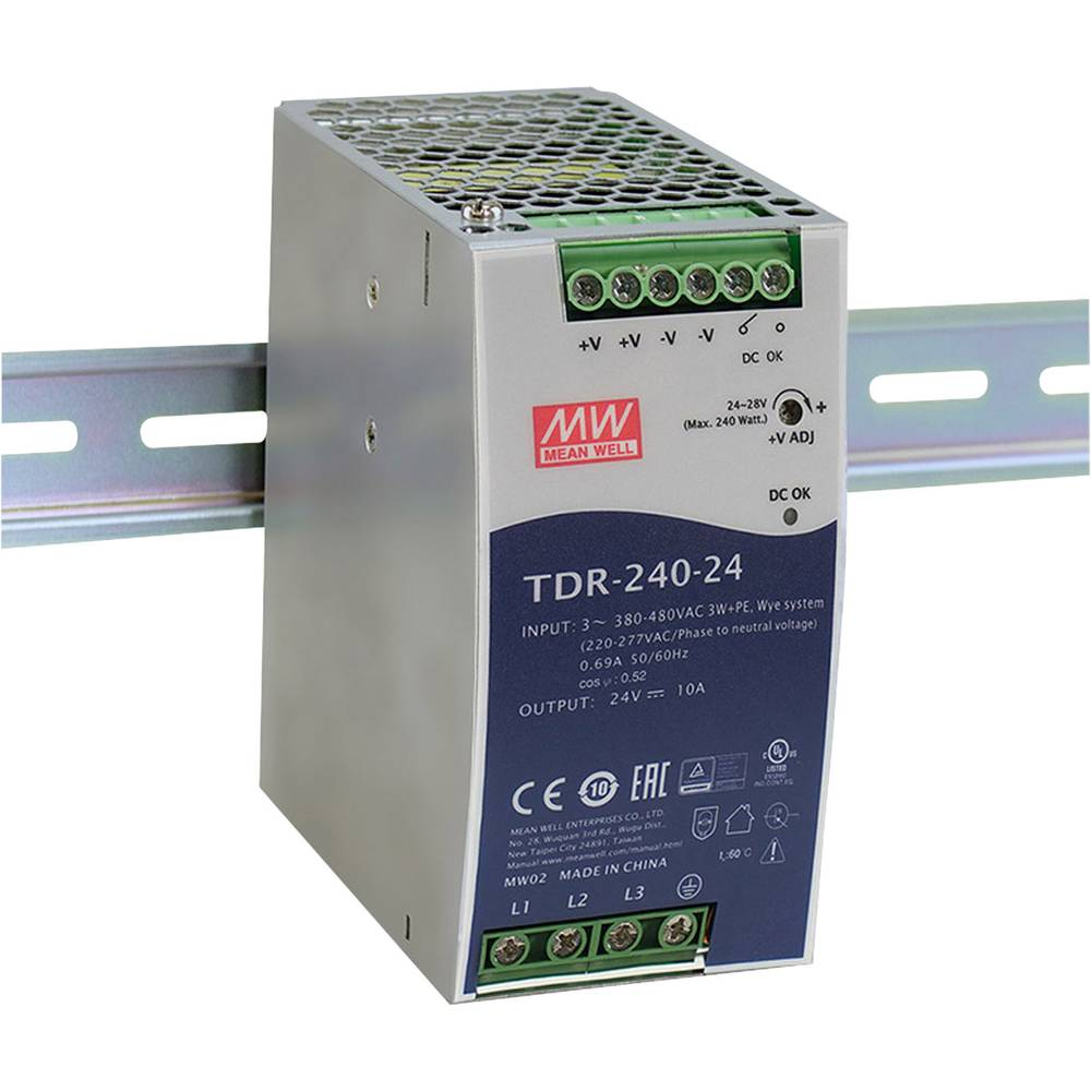 Mean Well Tdr 240 48 Hutschienen Netzteil Din Rail Netzteil 55 Vdc 5 A 240 W 1x B-Ware Mean Well Tdr 240 48 Hutschienen Netzteil Din Rail Netzteil 55 Vdc 5 A 240 W 1x B-Ware von MW Mean Well