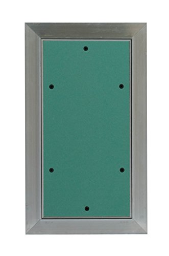 MW multi werkzeug Revisionsklappe 150 x 300 mm mit 12,5mm GK-Einlage imprägniert für Feuchtraum geeignet Aluminium-Rahmen 15 x 30 cm von MW multi werkzeug