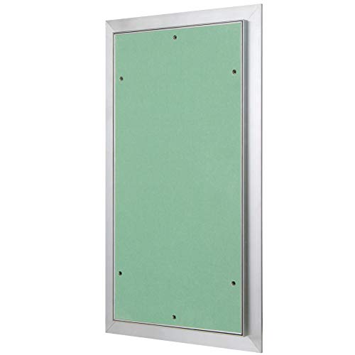 MW multi werkzeug Revisionsklappe 250 x 500 mm mit 12,5mm GK-Einlage imprägniert für Feuchtraum geeignet Aluminium-Rahmen 25 x 50 cm von MW multi werkzeug