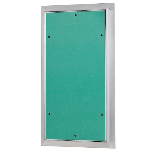 Revisionsklappe Trockenbau 250 x 500 mm – Revisionstür - Wartungsklappe mit 25 mm imprägnierter GK-Einlage und Druckverschluss – aus korrosionsbeständigem Aluminium – befliesbar – MW multi werkzeug von MW multi werkzeug