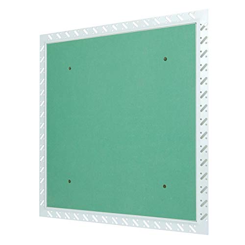 MW multi werkzeug Revisionsklappe 400 x 400 mm mit Gipskarton-Einlage imprägniert für Massivwand mit Einputzrahmen 40 x 40 cm von MW multi werkzeug