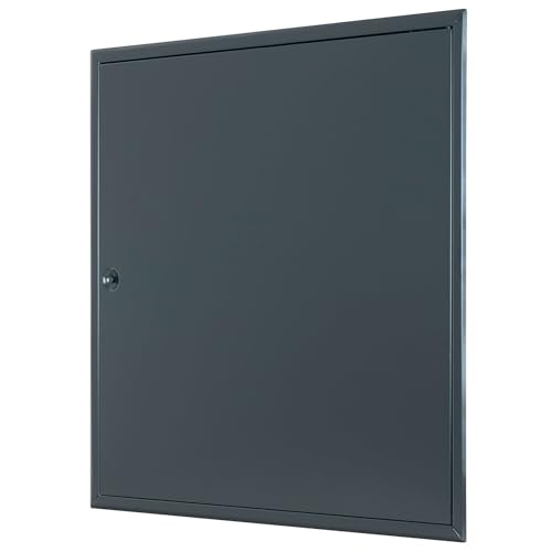 MW multi werkzeug Revisionstür 600 x 600 mm Vierkantschloss Stahl verzinkt anthrazitgrau RAL 7016 pulverbeschichtet 60 x 60 cm von MW multi werkzeug
