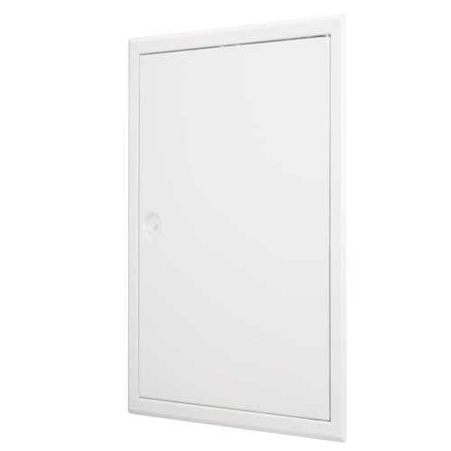 Revisionsklappe 30x40 cm Stahl - 1 mm starke Ausführung mit Vierkantschloss - weiß - MW multi werkzeug von MW multi werkzeug