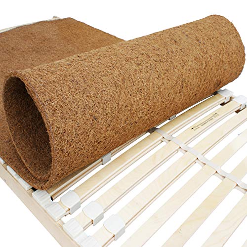 Hochwertiger Kokosfaser für Lattenrost (100X200cm) - ATMUNGSAKTIVER/Anti-ALLERGISCH/GEGEN MILBEN Matratzenschoner - Schützende Matratzenunterlage - Made in EU von MW.Shop.24