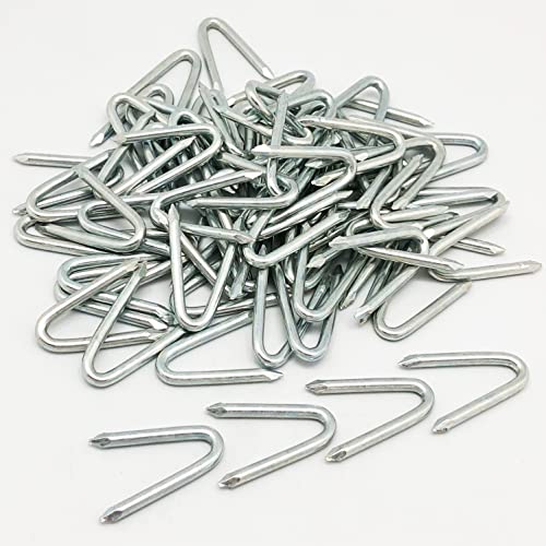 Krampen 100g ca. 56 Stück 2,5mm/25mm Zaunklammern U-Typ Verzinkte Extra Scharf Befestigungsnägel - Maschendraht und gewebte Zäune Garten-Pfosten Krampen 100g ca. 56 Stück 2,5mm/25mm Zaunklammern U-Typ Verzinkte Extra Scharf Befestigungsnägel - Maschendraht und gewebte Zäune Garten-Pfosten von MW.Shop.24