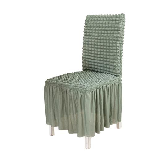 4 Stück Hochzeit Stuhlhussen Banketthussen for Stühle Spandex Elastizität Stretch Stuhlbezug mit hoher Rückenlehne Für Esszimmer Büro(Green) von MWAHJU
