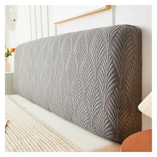 MWAHJU 1pc Jacquard Bett Kopfteil Abdeckung Einfarbig Elastische Kopf Schonbezug Gedruckt All-Inclusive Rückenlehne Schlafzimmer Für Schlafzimmerdekoration(Color 3,L180cm H50-60cm) von MWAHJU