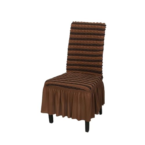 MWAHJU 4/6 Stück Stuhlbezug Stretch Küchenstuhlbezug Spandex Waschbarer Möbelbezug for Hochzeitsempfang Hotels Für Esszimmer Büro(Color 6,4pcs) von MWAHJU