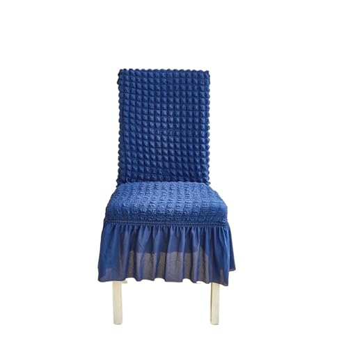 MWAHJU 4/6Pcs Rock Stuhl Abdeckung Stretch Abdeckungen for Esszimmer Küche Bankett Wohnkultur Sitz Schonbezug Für Esszimmer Büro(Blue,6Pcs) von MWAHJU
