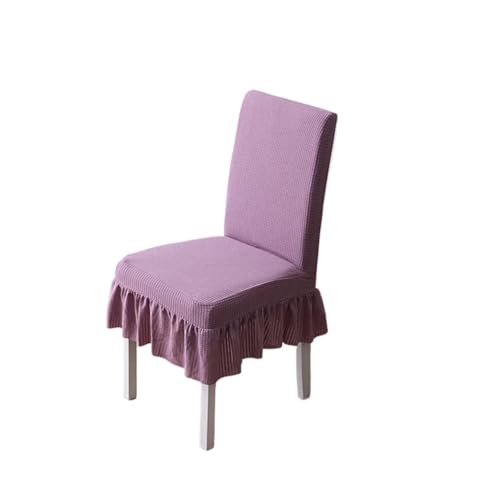MWAHJU 4 Stück Stuhlhussen Hotel Restaurant Rock Elastische Vier Jahreszeiten Universal Home Dining Für Esszimmer Büro(Purple) von MWAHJU