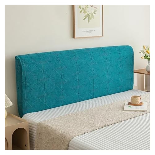 MWAHJU All-Inclusive-Kopfteilbezug aus weicher, glatter, gesteppter Polyesterfaser, einfarbiger Schutzbezug for die Bettrückseite Für Schlafzimmerdekoration(Dark Green,2.2m) von MWAHJU