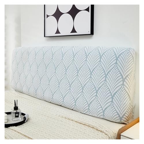 MWAHJU Bettkopfteil-Abdeckung, einfarbig, elastisch, Schutzbezug for die Kopf- und Rückenlehne des Bettes, for Zuhause, Hotel, Schlafzimmer Für Schlafzimmerdekoration(Blue,120cm) von MWAHJU