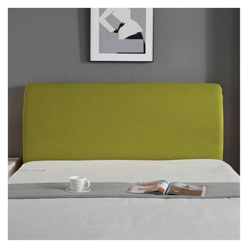 MWAHJU Elastischer Kopfteil-Schonbezug, verdicken Sie All-Inclusive-Bettkopfbezüge for zu Hause, Lange Rückenlehne, Bettkopfteilbezug Für Schlafzimmerdekoration(Light Green,180-200cm) von MWAHJU