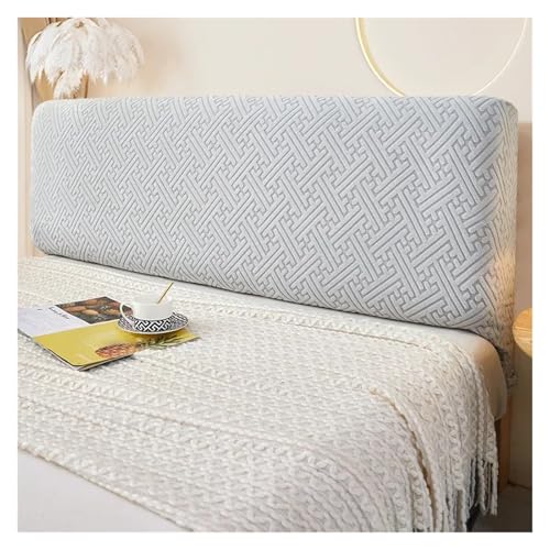 MWAHJU Jacquard-Kopfteilbezug, dehnbar, inklusive Kopfteilbezüge, einfarbig, verdickter Bettrückenschutzbezug Für Schlafzimmerdekoration(Color 2,W150 x H50-60cm) von MWAHJU