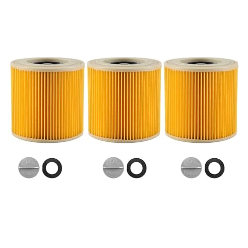 3-teiliger Patronenfilter, Kompatibel Mit Kärcher, Staubsauger WD3 Premium WD2 WD3 WD1 MV3 MV2 WD 3 P Erweiterungsset Gegen Feinstaub von MWCEKDMUG