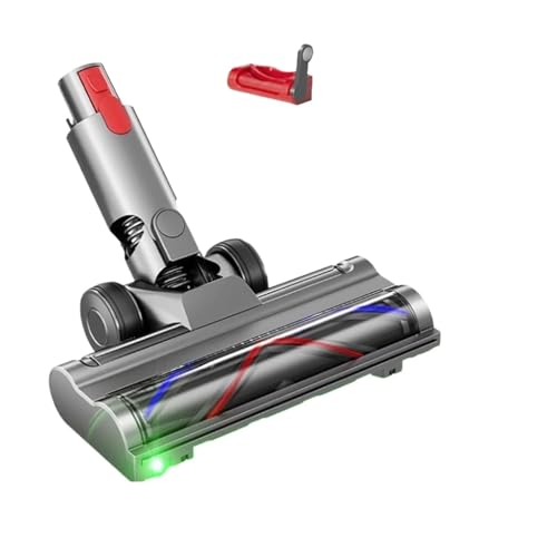 Bürstenkopf Mit Direktantrieb, Kompatibel Mit Dyson V7 V8 V10 V11 V15 Staubsaugerteilen Mit Grüner Stauberkennungsleuchte For Die Reinigung Von Teppichböden von MWCEKDMUG