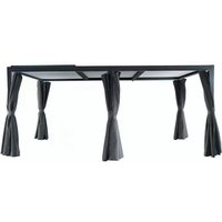 Creador Kiosko XL Pavillon Aluminium Matt grey 300x540x230 cm von MWH