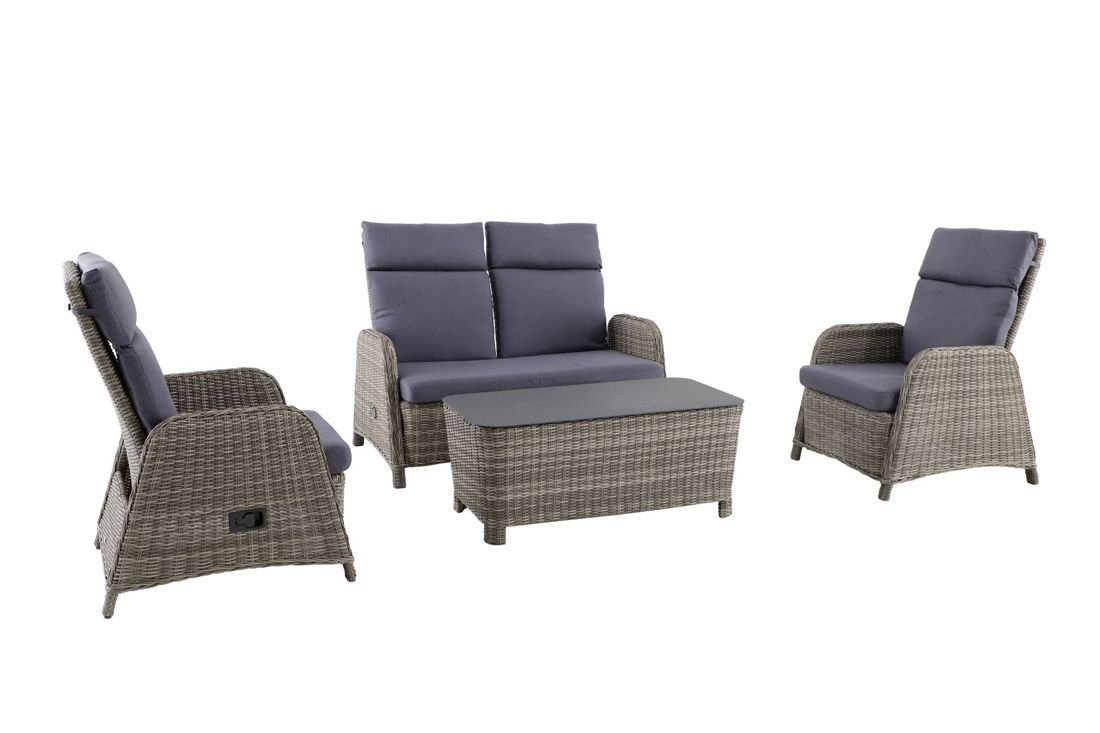 MWH Gartenlounge-Set elGiga, MWH Verando Lounge-Set - 4-teiliges Gartenmöbel-Set von MWH