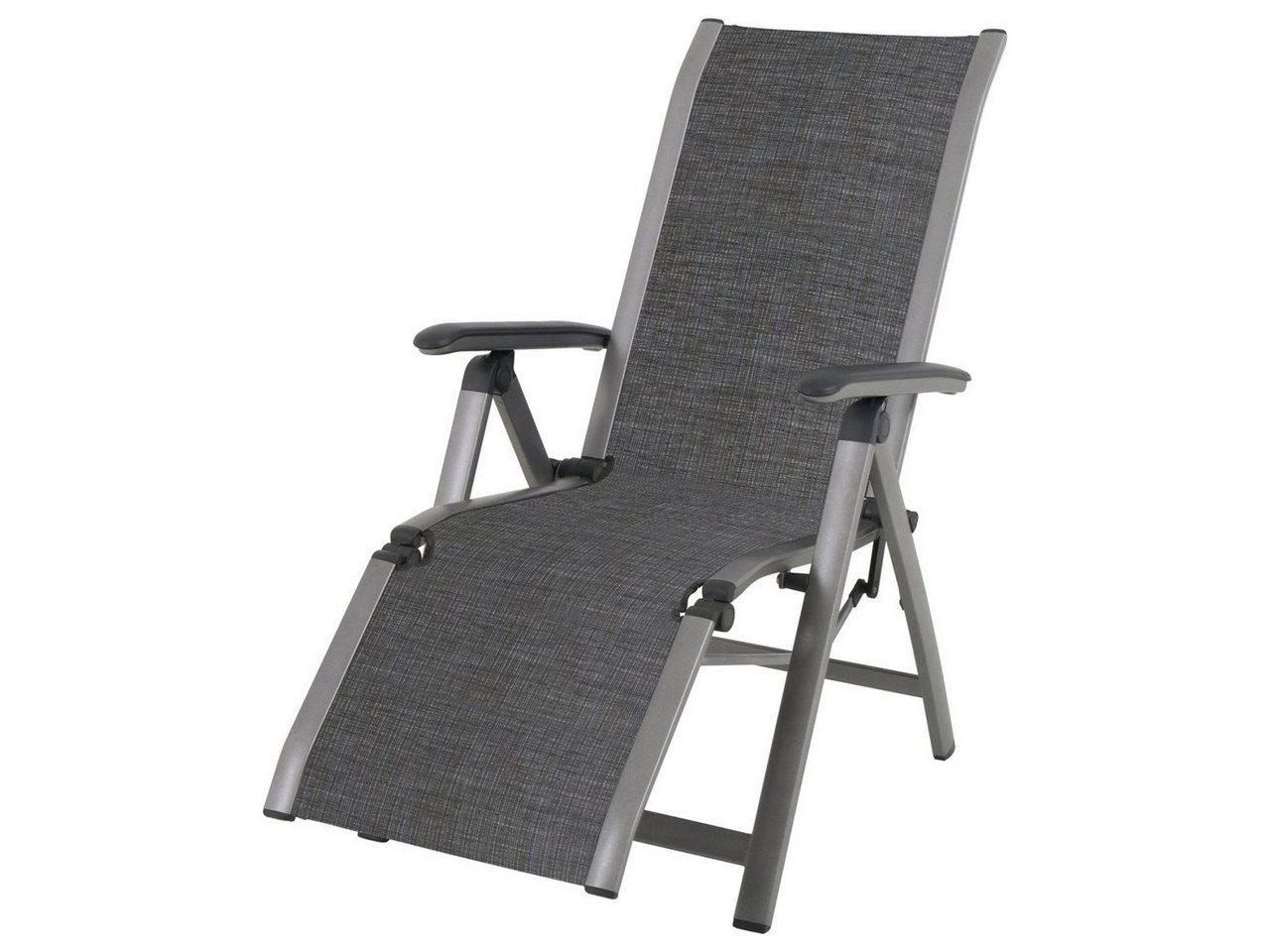 MWH Gartensessel MWH Relaxsessel Elo grau, pulverbeschichtetes, Klappbar Rückenlehne verstellbar witterungsbeständig MWH Gartensessel MWH Relaxsessel Elo grau, pulverbeschichtetes, Klappbar Rückenlehne verstellbar witterungsbeständig von MWH