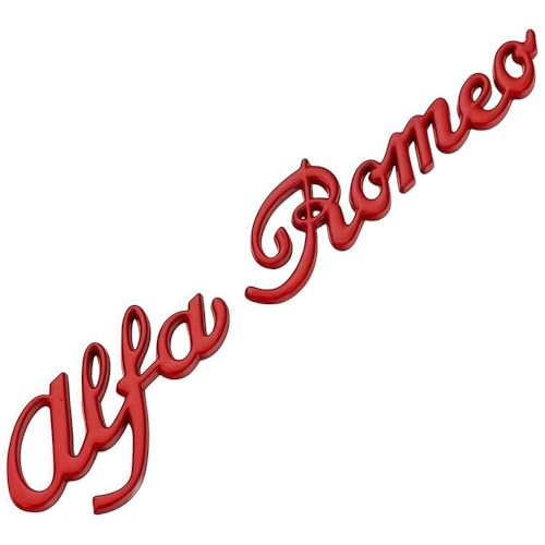 MWJTWO Auto-Plakette für Alfa Romeo Tonale 2022-2024,Kfz Zubehör Medaille 3D Badge Dekoration Rad UV-beständige Aufkleber Grillzentrum Logo Autogrillzentrum Logo,Red MWJTWO Auto-Plakette für Alfa Romeo Tonale 2022-2024,Kfz Zubehör Medaille 3D Badge Dekoration Rad UV-beständige Aufkleber Grillzentrum Logo Autogrillzentrum Logo,Red von MWJTWO