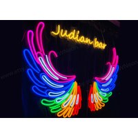 Personalisiertes Engelsflügel Neon Schild, Personalisierte Geschenke Für Mädchen, Flex Led-Schild Neonlichter Für Party Windding Dekoration von MWNeon