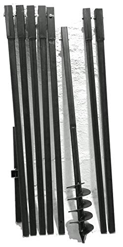 120 mm 8 meter Erdbohrer Brunnenbohrer Handerdbohrer Erdlochbohrer Brunnenbau Pfahlbohrer brunnenbohrgerät von MWS-Apel