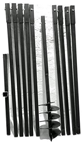 180/10 meter Erdbohrer Brunnenbohrer Handerdbohrer Erdlochbohrer Brunnenbau Pfahlbohrer brunnenbohrgerät von MWS-Apel